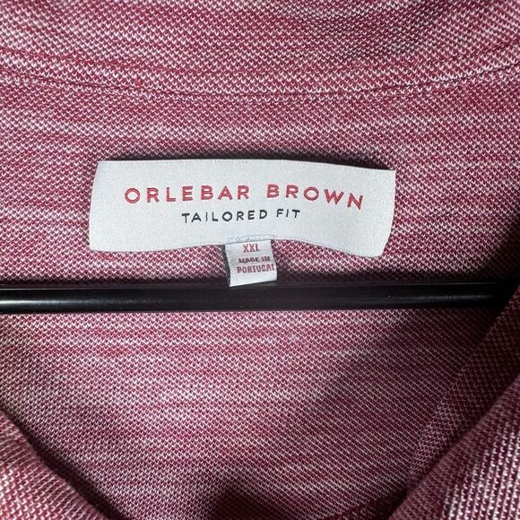 Orlebar Brown Polo‎ Shirt Short-Sleeve Size  XXL Women's Red - Picture 5 of 12